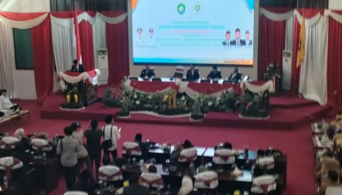DPRD Bungo Gelar Rapurna, Dengar Pidato Perdana Bupati Pasca Dilantik
