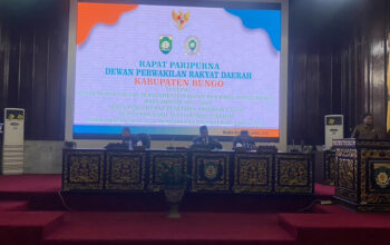 DPRD Bungo Gelar Rapat Paripurna Pengusulan Pemberhentian dan Penetapan Bupati