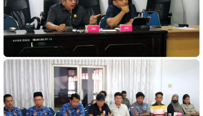 Gas Elpiji 3 Kilogram Langka DPRD Bungo Menggelar Rapat bersama Pangkalan LPG dan Pihak SPBE