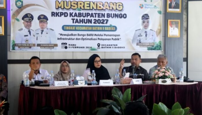 Ketua DPRD Bungo Adani Hadiri Musrenbang Kecamatan Bathin II Babeko