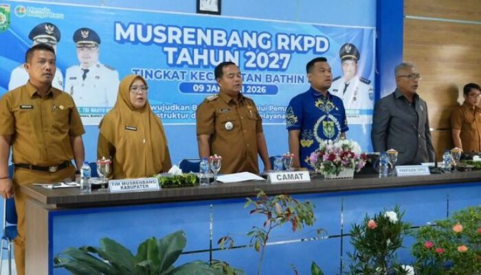 Ketua DPRD Bungo Muhammad Adani Hadiri Musrenbang Tingkat Kecamatan Bathin III