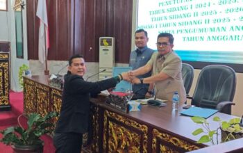 Waka I DPRD Bungo H. Pardinan Pimpin Rapat Paripurna Penyampaian Hasil Reses