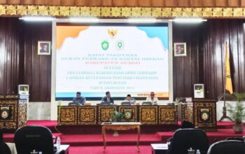 DPRD Bungo Gelar Paripurna Penyampaian Rekomendasi Terhadap LKPJ Bupati