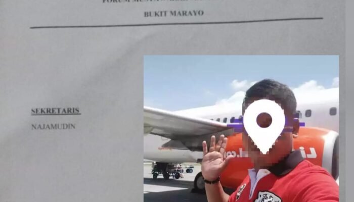 Ternyata Najamudin Sebagai Pengurus Inti Forum Masyarakat Bukit Merayo, Diharapkan APH Segera Bertindak